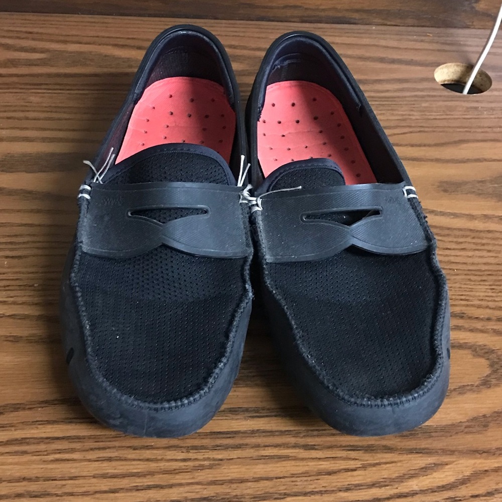 Swims Black Loafers Size 9